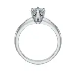 Pierścionek z białego złota z diamentem AJPZ_008